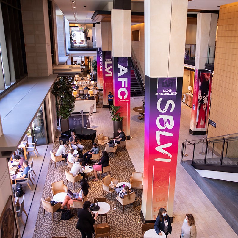 Super Bowl LVI adds excitement to Luskin Hotel and Conference Center